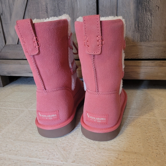 Girls Koolaburra by Ugg Pink Boots - Picture 6 of 6